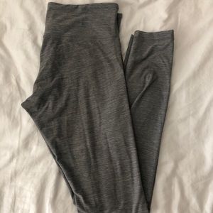 Lululemon Wunder Under Leggings Heathered Grey